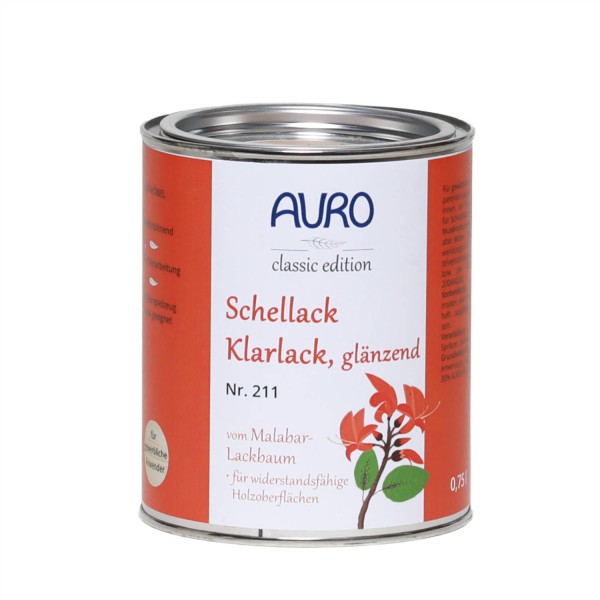 Schellack-Klarlack glänzend Nr. 211 0,75L