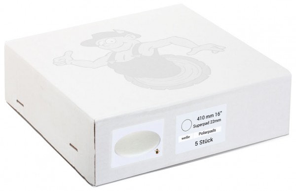 Weißes Super-Polierpad