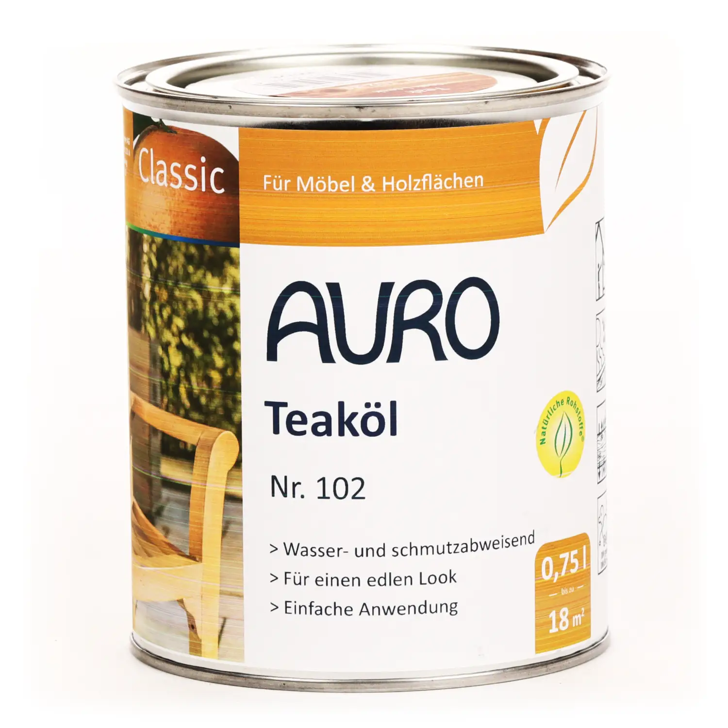 Gartenmöbelöl Classic Nr. 102 Teaköl 0,75 l