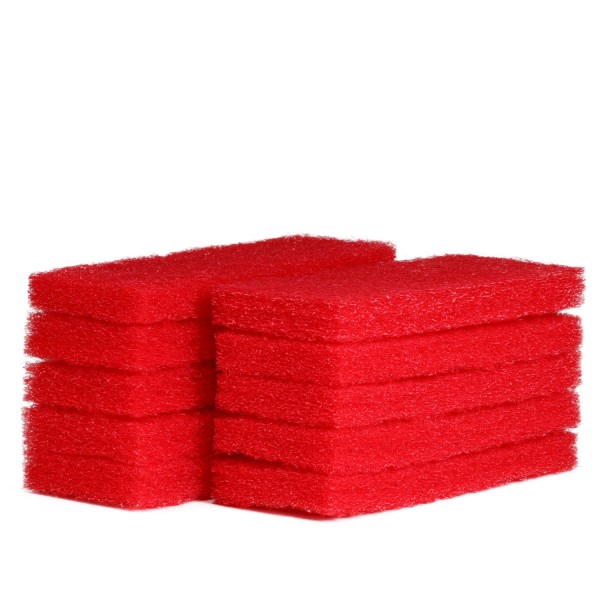 Rotes Super-Reinigungspad groß