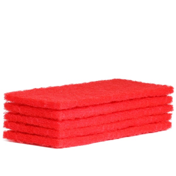 Rotes Normal-Reinigungspad groß