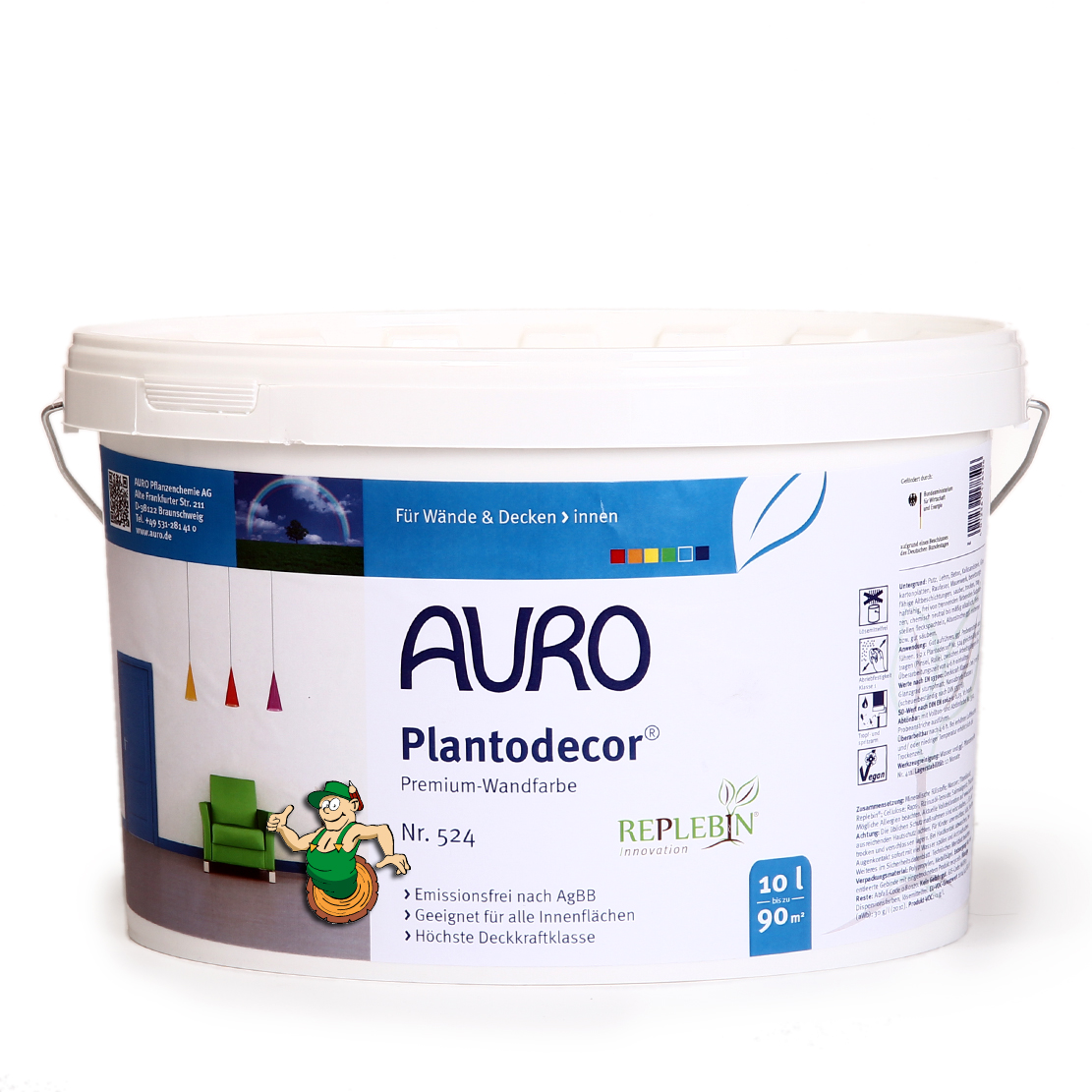 Plantodecor Premium-Wandfarbe 524