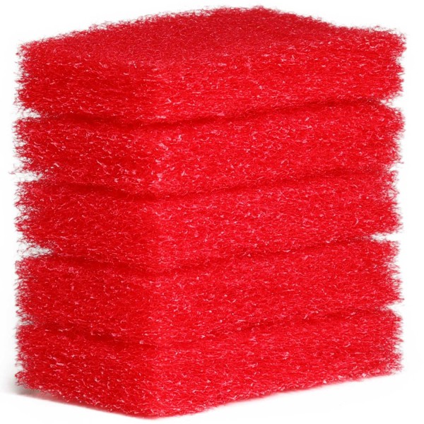 Rotes Super-Reinigungspad klein