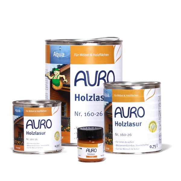 Holzlasur, Aqua, Nr. 160-26 Orange