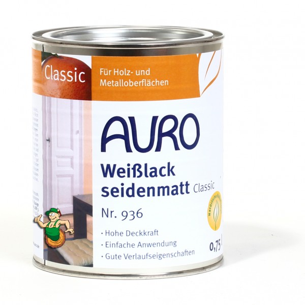 Weißlack, seidenmatt, Classic Nr. 936