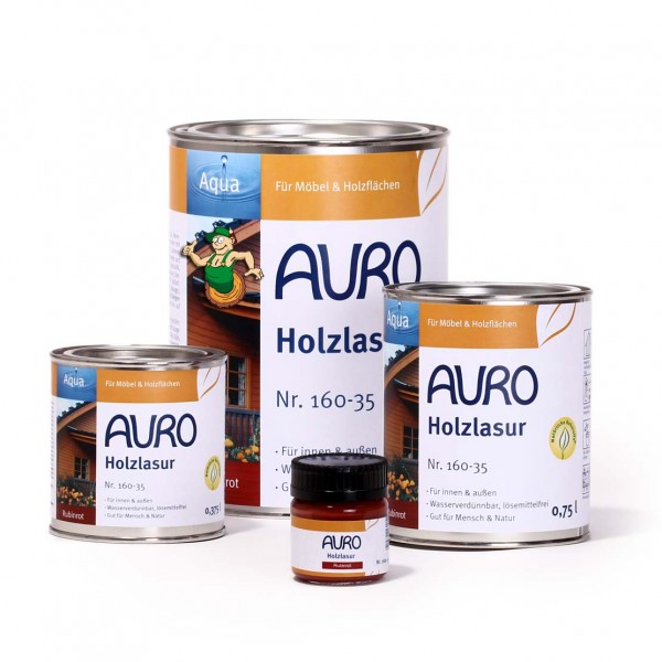 Holzlasur, Aqua, Nr. 160-35 Rubinrot