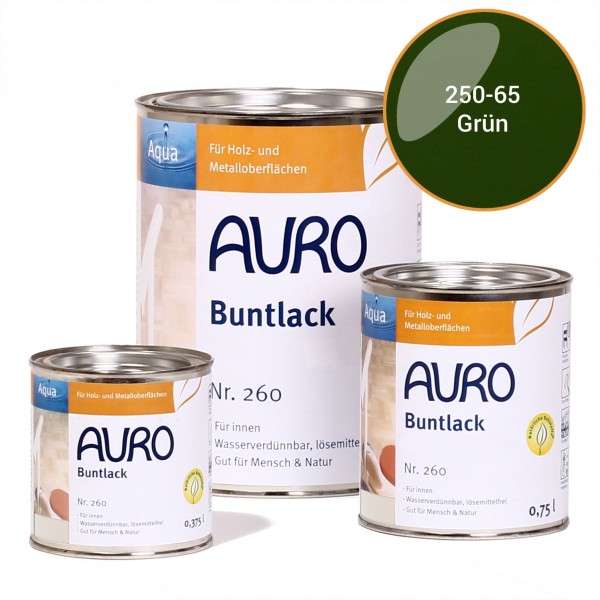 Buntlack, glänzend, Nr. 250 Grün, Innen- und Außenbereich