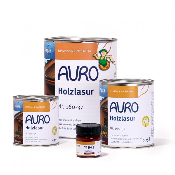 Holzlasur, Aqua, Nr. 160-37 Mahagoni