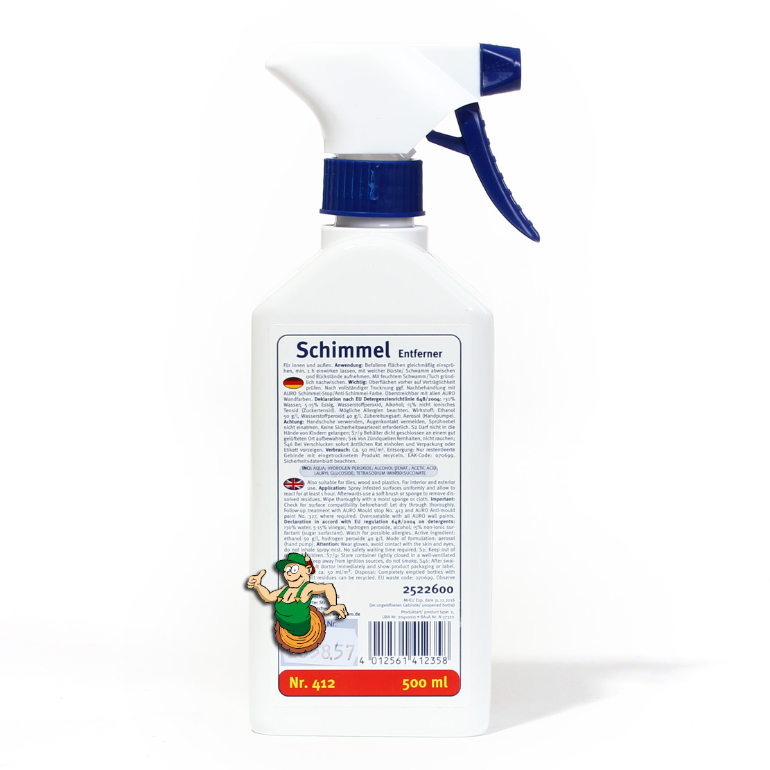 AURO Schimmel-Entferner Nr. 412 - Natürlicher chlorfreier Schimmelstopp von  AURO