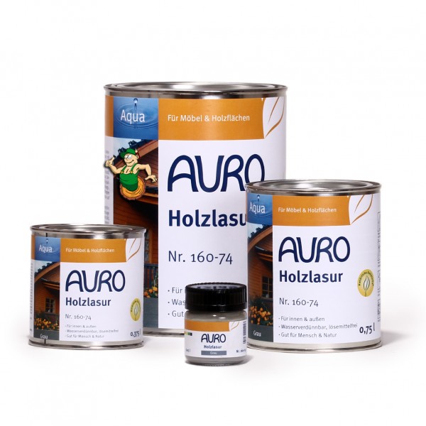 Holzlasur, Aqua, Nr. 160-74 Grau