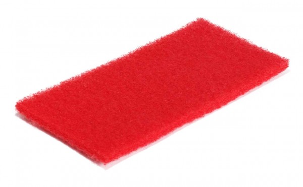 Rotes Normal-Reinigungspad groß