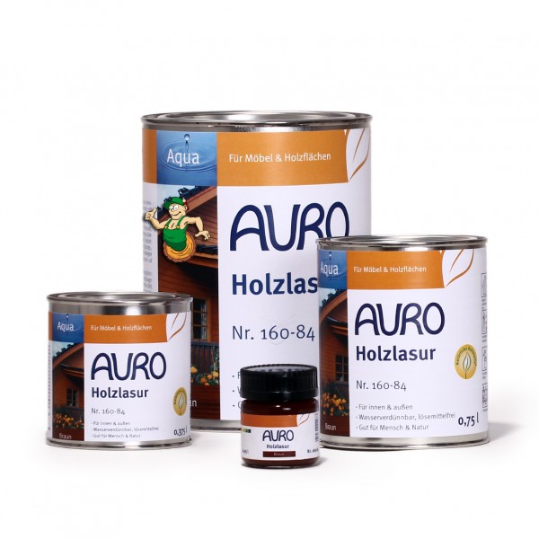 Holzlasur, Aqua, Nr. 160-84 Braun