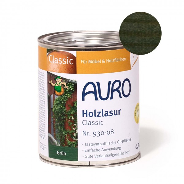 Holzlasur, Classic, Nr. 930-08 Grün